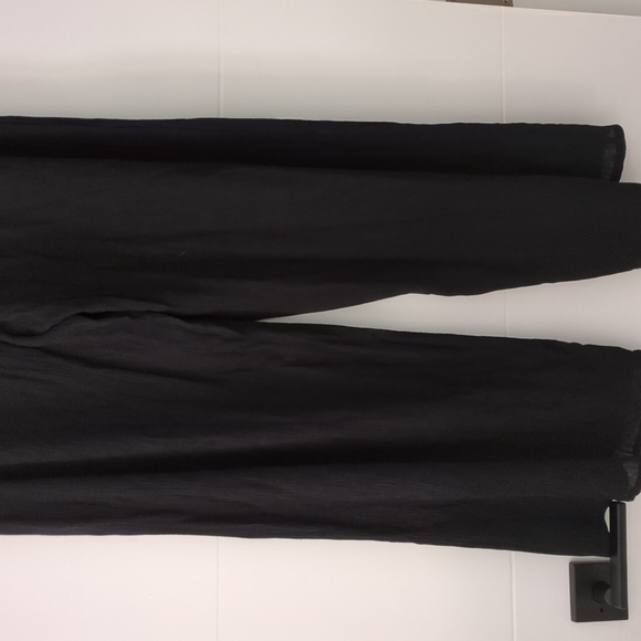 Other stories black crepe viscose wide leg pants - Picture 6 of 8